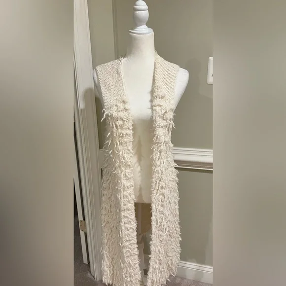 Free People Cream Textured Vest - Picture 2 of 6